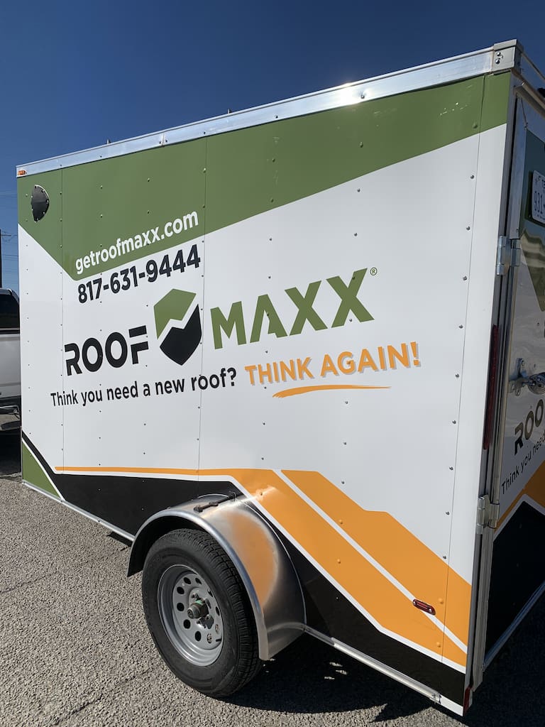 Roof Maxx of Keller-TX trailer.