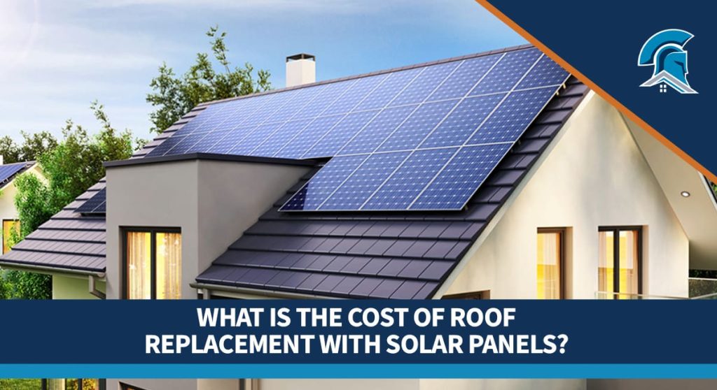 Side view of a house with solar panels