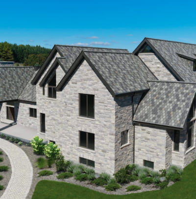 Crowne Slate shingles on a house