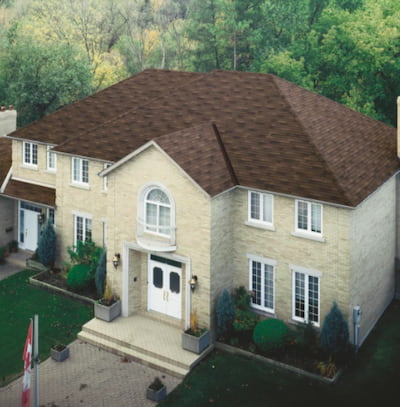 IKO Marathon shingles on a house