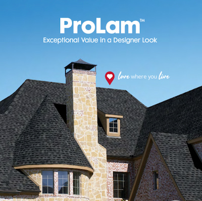 ProLam shingles on a house
