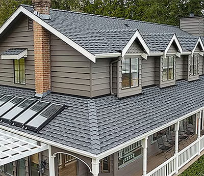 Timberline HDZ shingles on a house