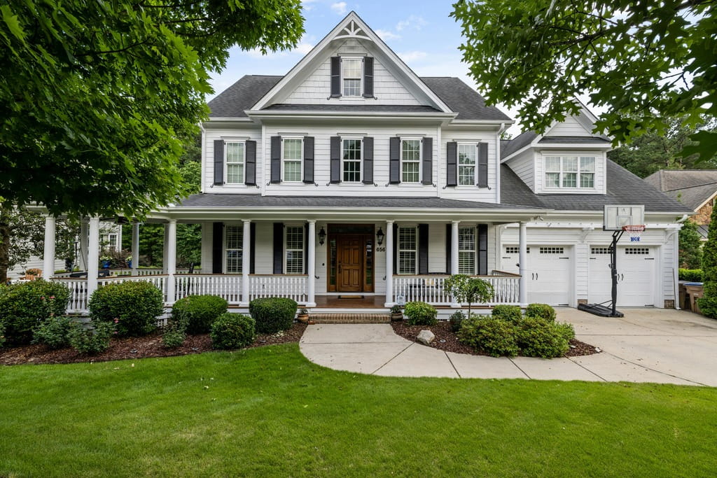 Large home with new vinyl siding