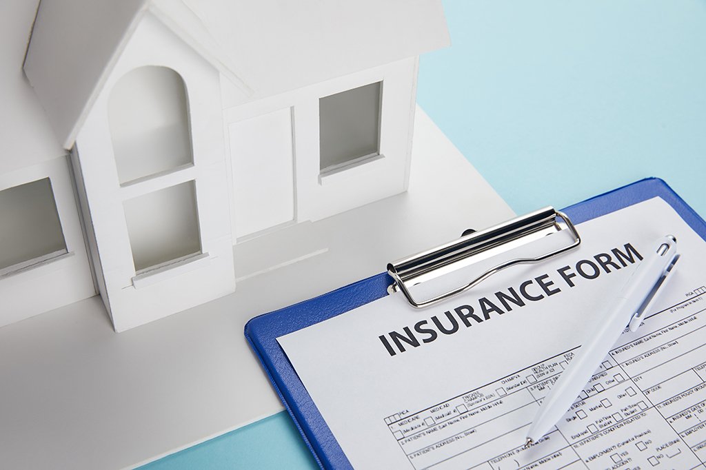 A home insurance claim form.