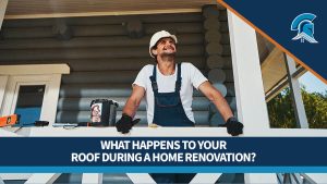 Smiling contractor takes a break while working on a customer's home renovation project.