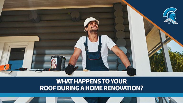 Smiling contractor takes a break while working on a customer's home renovation project.