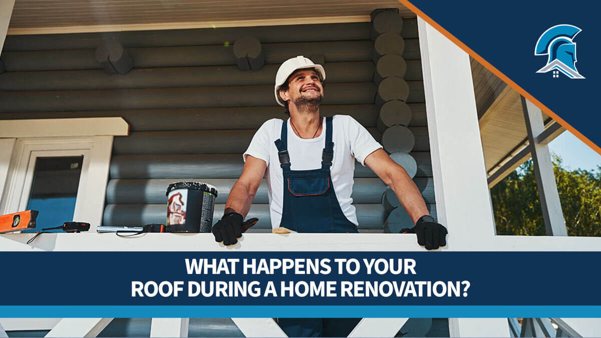 Smiling contractor takes a break while working on a customer's home renovation project.