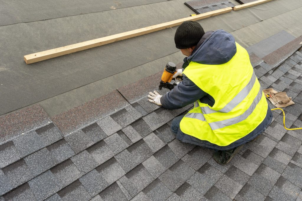 How to install shingles on a lean to shed